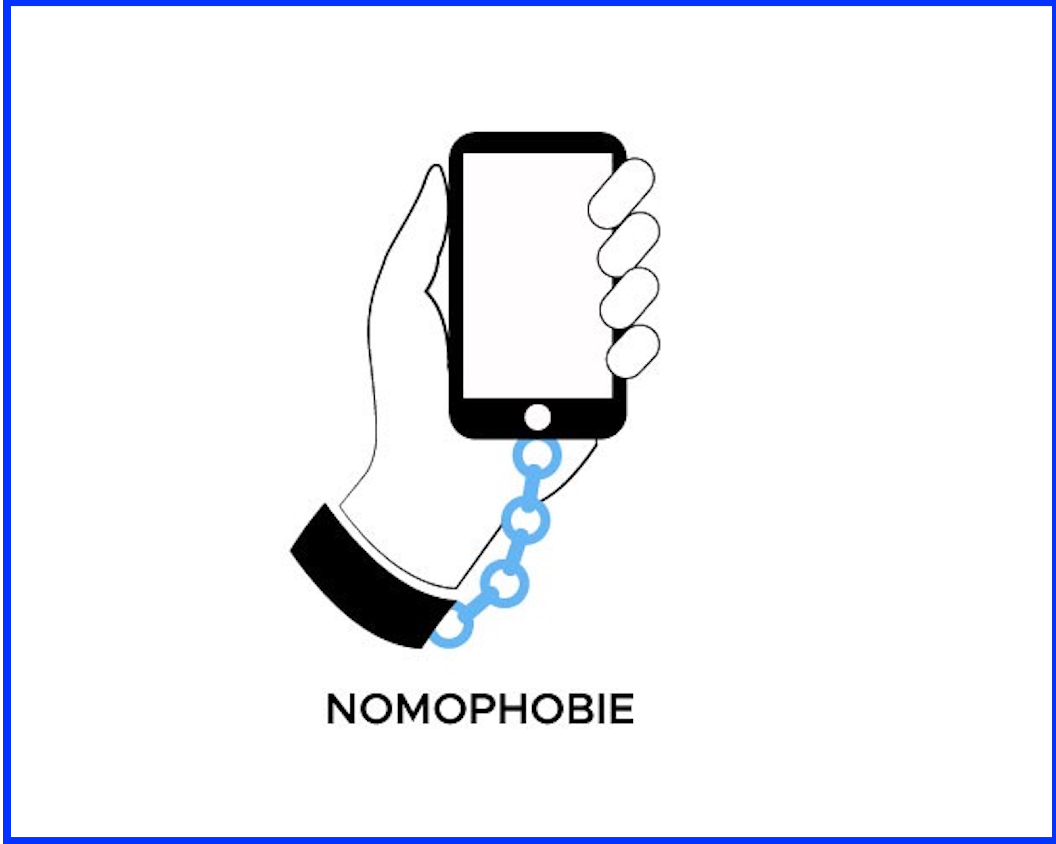 Nomophobia : No mobile (phone) Phobia.